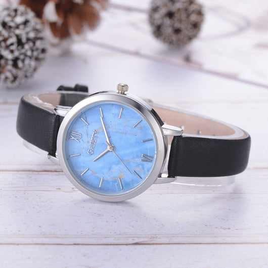 Reloj de Cuero Marmolado GAIETY - Diseño Minimalista y Adorable - Image 3
