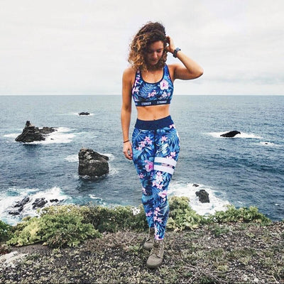 Pantalones Yoga Deportivos Estampado Selva Tropical - Image 2