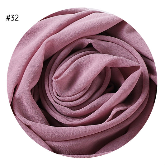 Pañuelo de Gasa Perlada en Colores Sólidos - Cobertura Elegante Monocromática - Image 35