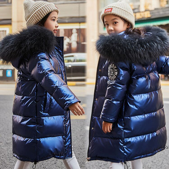 Chaqueta Acolchada Brillante para Niños