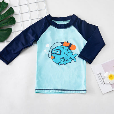 Traje de Baño Infantil Estampado para Niños Pequeños, Medianos y Grandes - Image 7