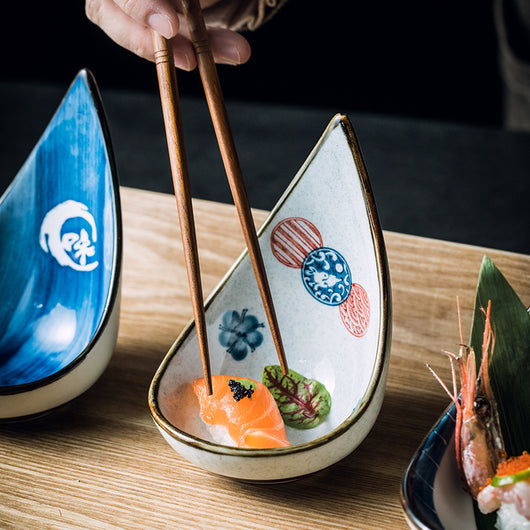 Plato de Cerámica Japonesa para Aperitivos y Condimentos - Image 3