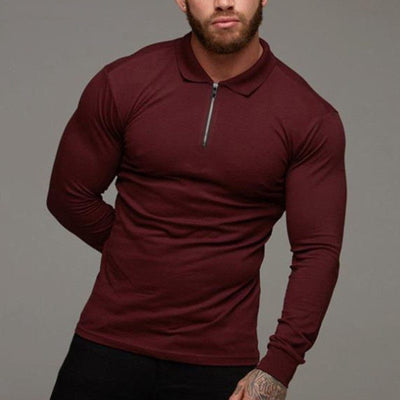 Camiseta Manga Larga para Hombre - Polo Versátil