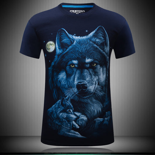 Playera Wolf 3D Efecto Relieve - Diseño Exclusivo - Image 3