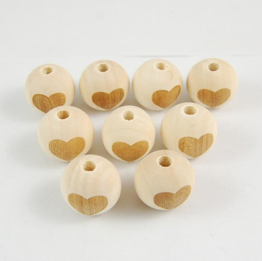 Cuentas de Madera Grabadas a Láser para Joyería DIY - Image 5