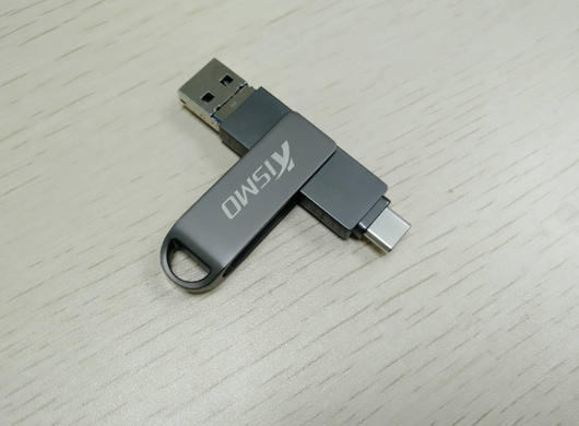 Unidad Flash USB Dual de Metal Compatible con Apple - Image 4