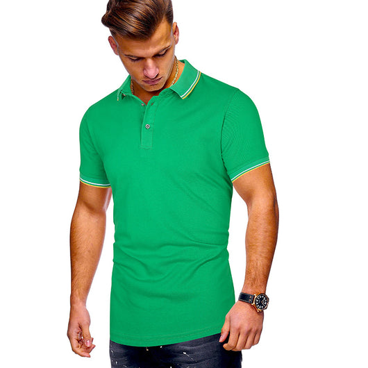 Playera de Rayas Multicolor con Costuras de Contraste - Image 24