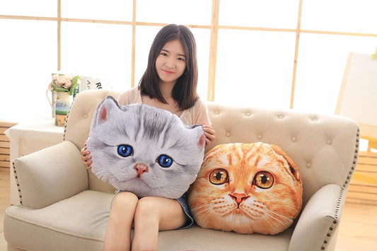 Almohada Gato Peluche 40-50cm | Cojín Coche y Sofá Adorable - Image 2