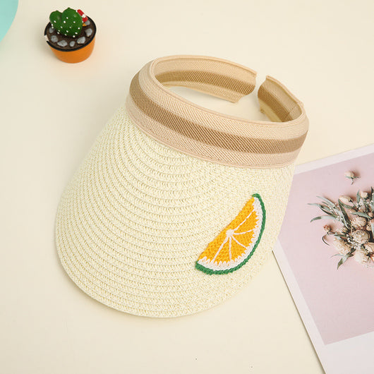 Sombrero de Paja Familiar Verano Protección Solar - Diseño Coreano Unisex - Image 3