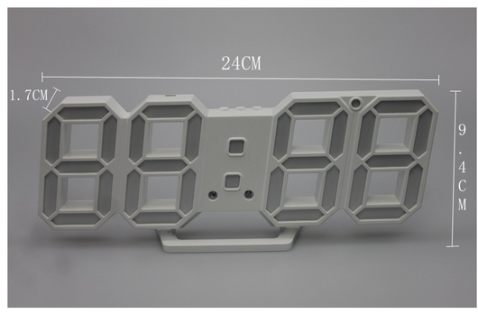 Reloj Digital de Pared 3D LED - Image 4
