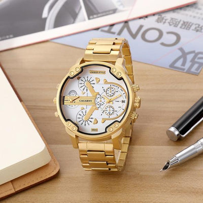 Reloj de Cuarzo Kartani 6820 - Acero Negro Elegante para Hombre - Image 5