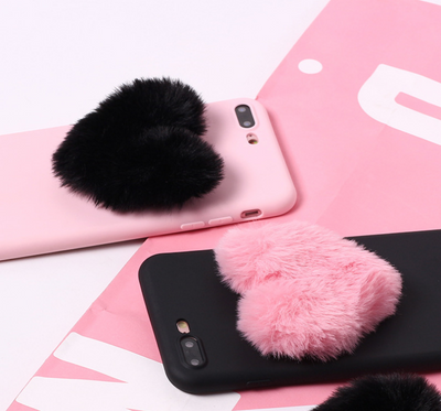 Funda para Celular 3D Corazones Peludos Adorables - Image 11