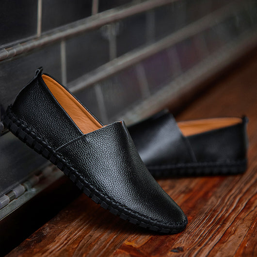 Zapatos de Cuero para Conducir - Mocasines Cómodos Hombre Talla Grande - Image 3