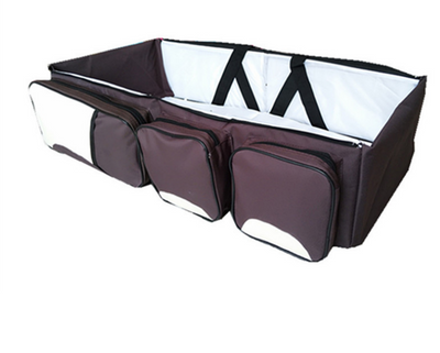 Cuna Portátil Multifunción para Bebé - Bolso Mami Convertible - Image 11