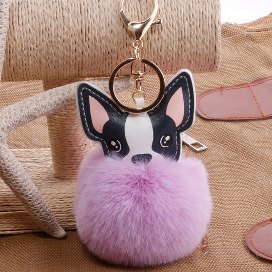 Llavero Pelota de Plumas PU para Mascotas - Accesorio Adorable - Image 24