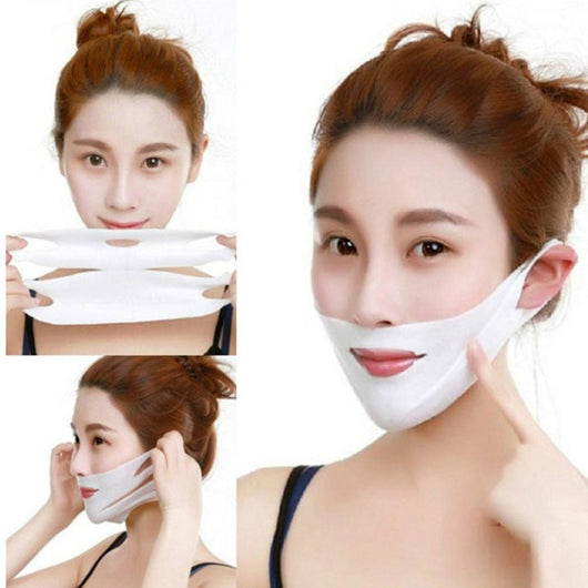 Máscara Hidrogel 4D Reafirmante para Papada y Óvalo Facial