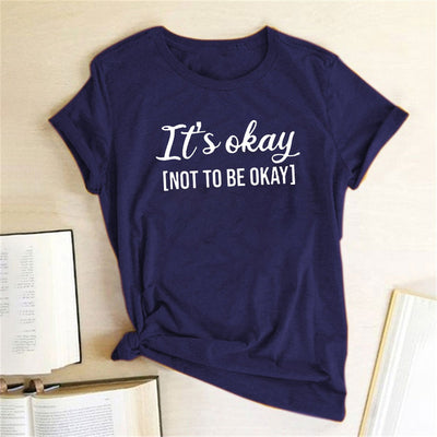 Playera Estampada It'S OKAY para Mujer - Diseño Moderno y Versátil - Image 14