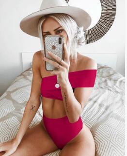 Bikini Asimétrico de Cintura Alta - Image 8