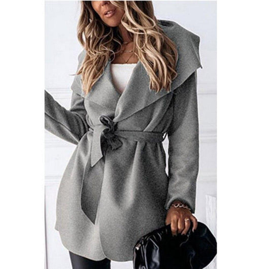 Chaqueta Trench Casual con Cordones - Image 4