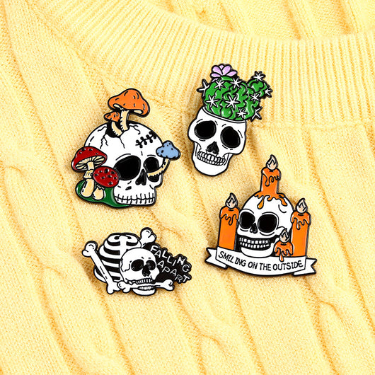 Broche de Aleación Calavera de Halloween - Image 6