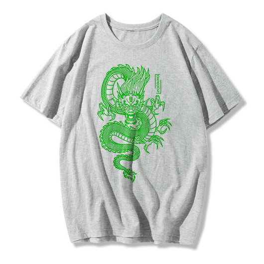 Playera Estampada Qinglong de Manga Corta - Image 9