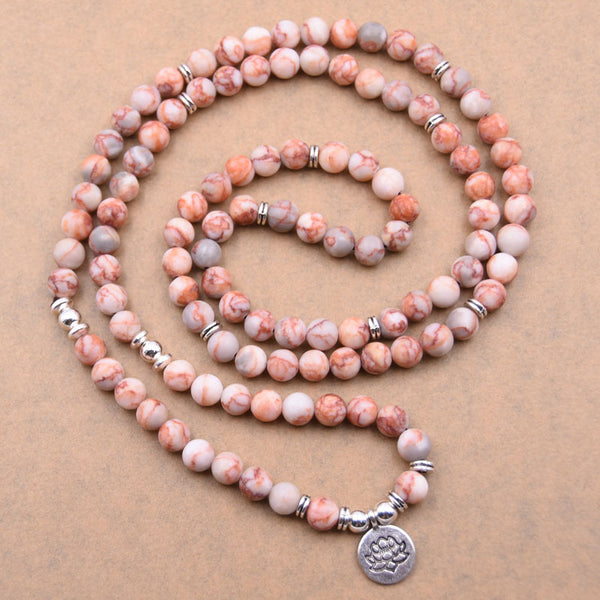 Pulsera Buddha de Plata con Cuentas de Loto - Yoga y Espiritualidad