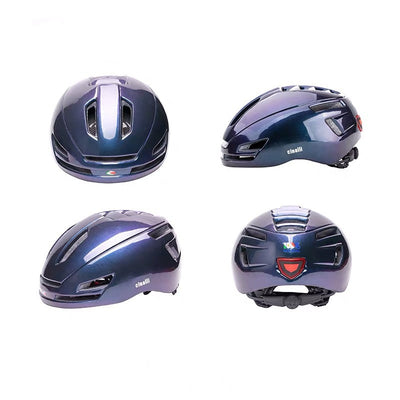 Casco con Luz Trasera de Advertencia USB Recargable - Image 18