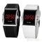 Unisex Sports LED Digital Watch - Black and White with Date