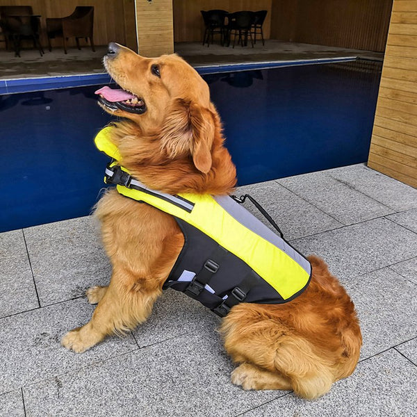 Chaleco Salvavidas Inflable Reflectante para Mascotas