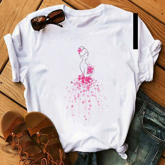 Falda Floral de Ballet Personalizada para Niña y Mujer - Manga Corta - Image 31