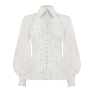 Blusa con Encaje Bordado Elegante - Image 7