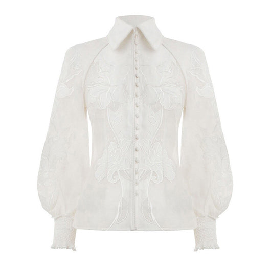 Blusa con Encaje Bordado Elegante - Image 7