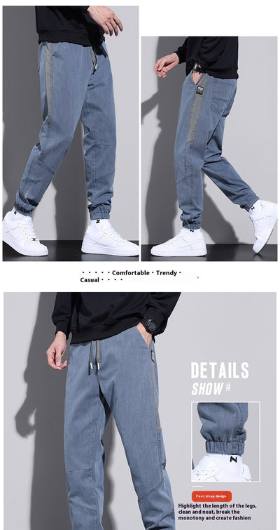 Jeans Hombre Primavera Corte Relajado Ajuste Cónico Stretch - Image 23
