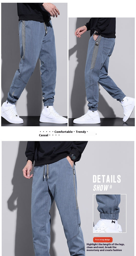 Jeans Hombre Primavera Corte Relajado Ajuste Cónico Stretch - Image 23