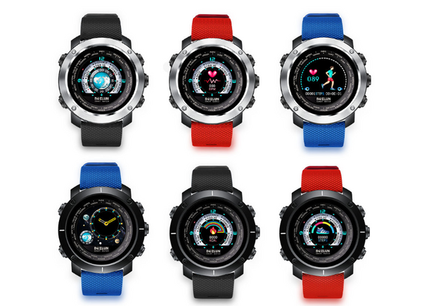 Reloj Deportivo Inteligente con Pantalla a Color y Monitor de Frecuencia Cardíaca
