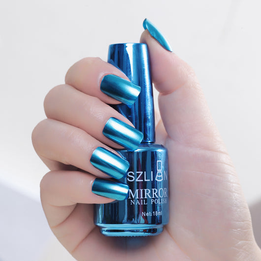 Esmalte de Uñas Efecto Espejo Acero Inoxidable - Image 8