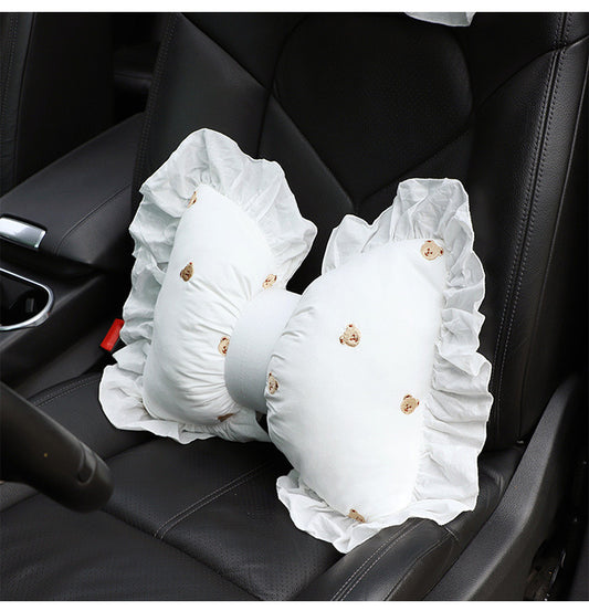 Cojín de Seda Helada Love Bear para Auto - Pieza Única - Image 2