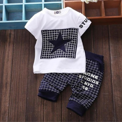 Conjunto Deportivo de Dos Piezas para Niños y Niñas - Camiseta y Shorts de Verano - Image 4
