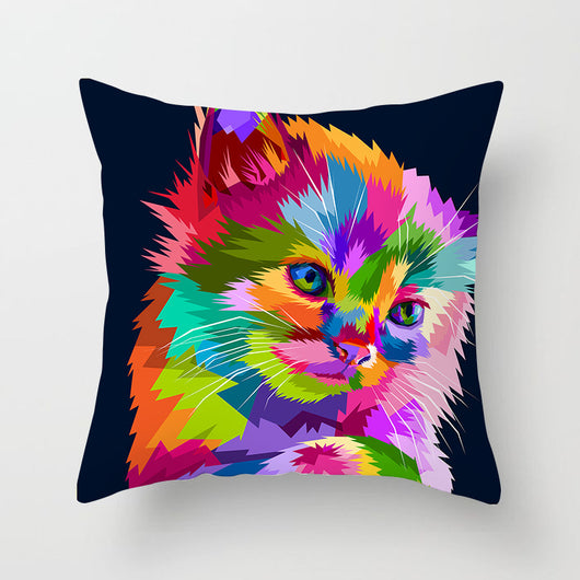 Funda de Almohada Cuadrada con Animales Estilo Nórdico - Image 14