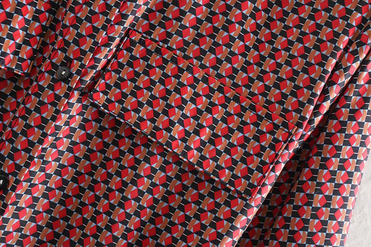 Vestido Largo Estilo Camisa de Manga Larga - Image 6