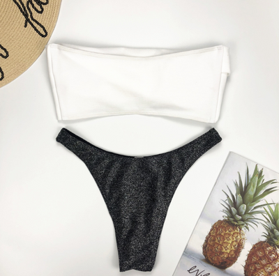 Bikini Hombro Descubierto Cintura Baja - Traje de Baño Sexy para Mujer - Image 9