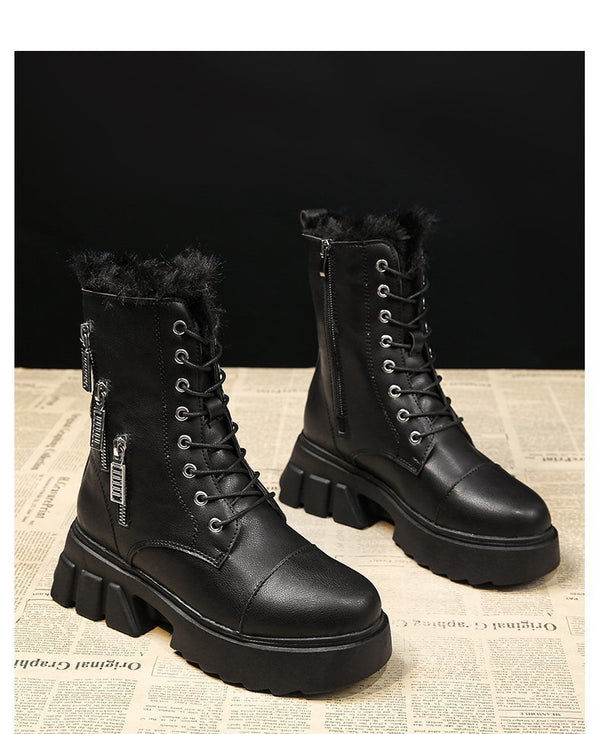 Botas Martin con Tacón Grueso