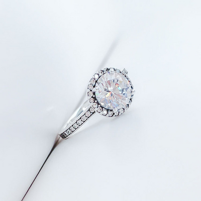 Anillo de Circón Huevo de Paloma en Plata Esterlina - Image 4