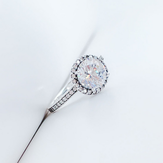 Anillo de Circón Huevo de Paloma en Plata Esterlina - Image 4