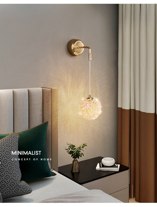 Lámpara de Pared Cristal Elegante para Sala, Balcón y Pasillo - Image 9
