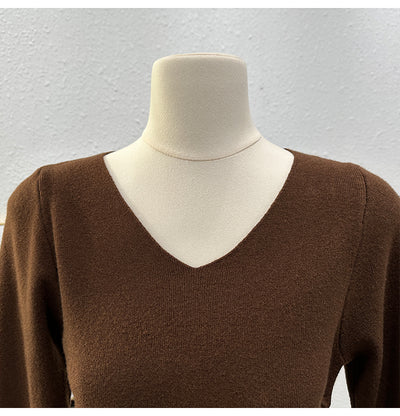 Blusa Ajustada de Manga Larga con Pliegues y Abertura Lateral - Image 5