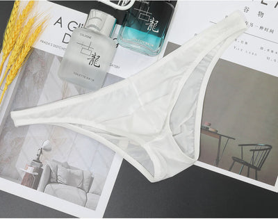 Bóxer Transparente Hombre Cintura Baja Seda Hielo Ultrafino Tanga - Image 21