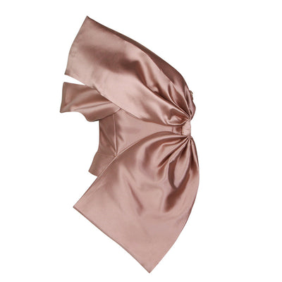 Blusa de Seda con Pliegues en Hombros - Image 7