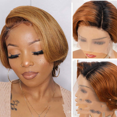 Peluca Pixie de Cabello Natural con Encaje Frontal - Image 10