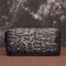 Cartera Clutch Oracle de Cuero Vintage para Mujer
